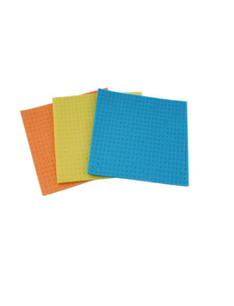 Серветки прорезинені для прибирання 3шт Блеск