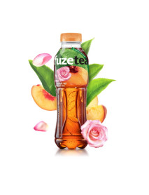 Чай FUZETEA персик-троянда ПЕТ 0,5л