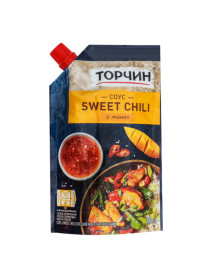 Соус Чілі гострий 200г д/пак Торчин
