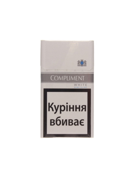 Сигарети ЛТФ Compliment White Demi Slims (пач=20шт)