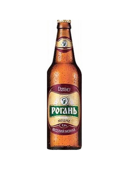 Пиво Веселий монах скло 0,5л Рогань