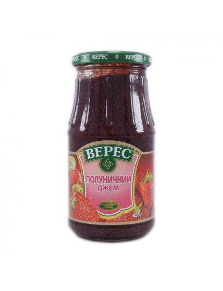 Джем полуничний Верес, 385г ск/бан (Верес)