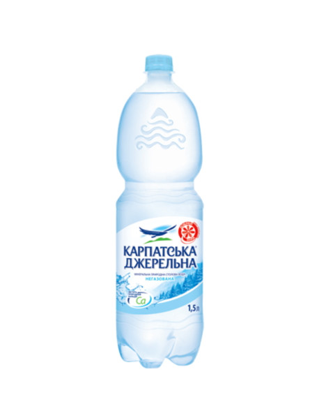 Карпатська джерельна негазована ПЕТ 1,5л
