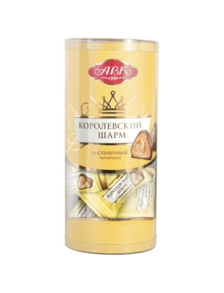 Цукерки АВК Королівський шарм з вершковою начинкою 235г СКС