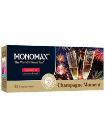 Чай пакетований Мономах Champagne Moment чорн+зел. 25пакетів