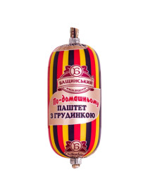 Паштет з грудинкою батон 100гр Бащинський