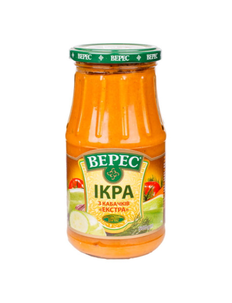 Ікра кабачкова Екстра 500г с/б Верес