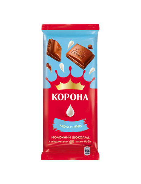 Шоколад Mondelez Корона молочний без додатків 85г