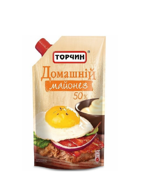 Майонез Торчин Домашній 300г дой-пак