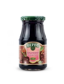 Джем вишневий конфітюр 370г с/б Верес