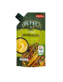 Гірчиця Американська оригінальна дой-пак 120г Верес