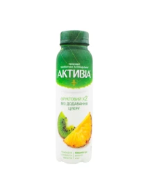 Йогурт Активіа питний Ананас-Ківі 270г ПЕТ