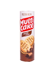 Roshen Печиво Multicake з начинкою какао 180г