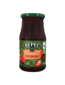 Джем полуничний Верес, 630г ск/бан (Верес)