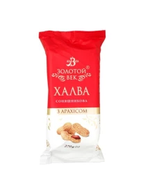 Халва  соняшникова з арахісом 0,270кг (ТриСтар)