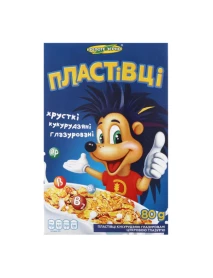 Пластівці кукурудзяні 80г глазуровані цукровою глазур'ю (Золоте зерно) Картон Пластівці кукурудзяні 80г глазуровані цукровою глазур'ю (Золоте зерно) Картон