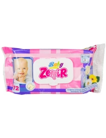 Серветки вологі для дітей 72шт ТМ Zeffir Серветки вологі для дітей 72шт ТМ Zeffir