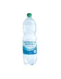 Карпатська джерельна слабогазована ПЕТ 1,5л