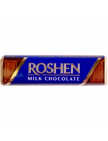 Батон ROSHEN молочно-шоколадний з начинкою крем-брюле 43г Рошен