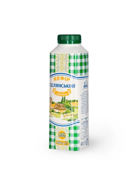 Кефір Селянський 2,5% 450г ТП
