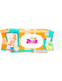 Серветки вологі для дітей 100шт ТМ Zeffir Серветки вологі для дітей 100шт ТМ Zeffir